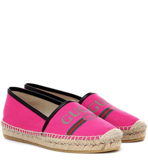 gucci espadrille pink